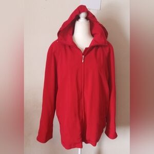 Regent Park Women's Size L Removable Hood Jacket Pockets